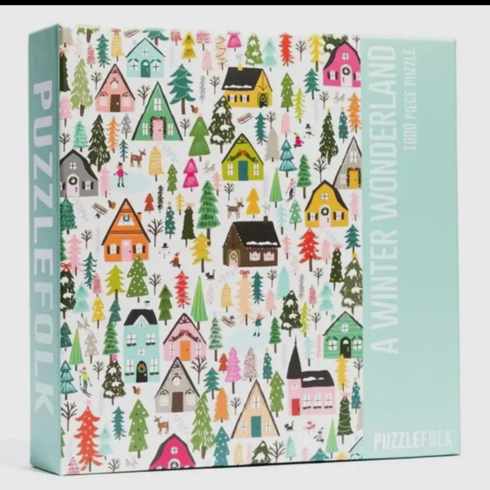 Puzzlefolk Winter Wonderland 1000 Piece Puzzle. NWT Gift Ready. Christmas - Picture 6 of 6